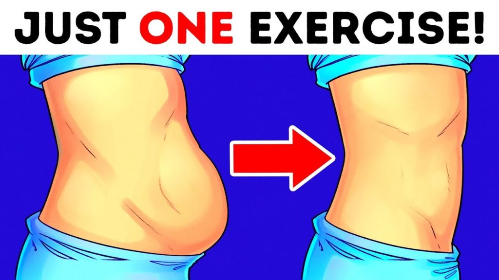 Only One Simple Exercise to Lose Back and Belly Fat Fast