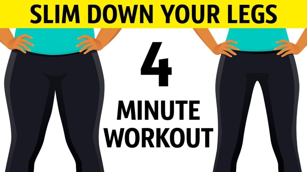 4-Minute Workout to Slim Down Your Legs Fast