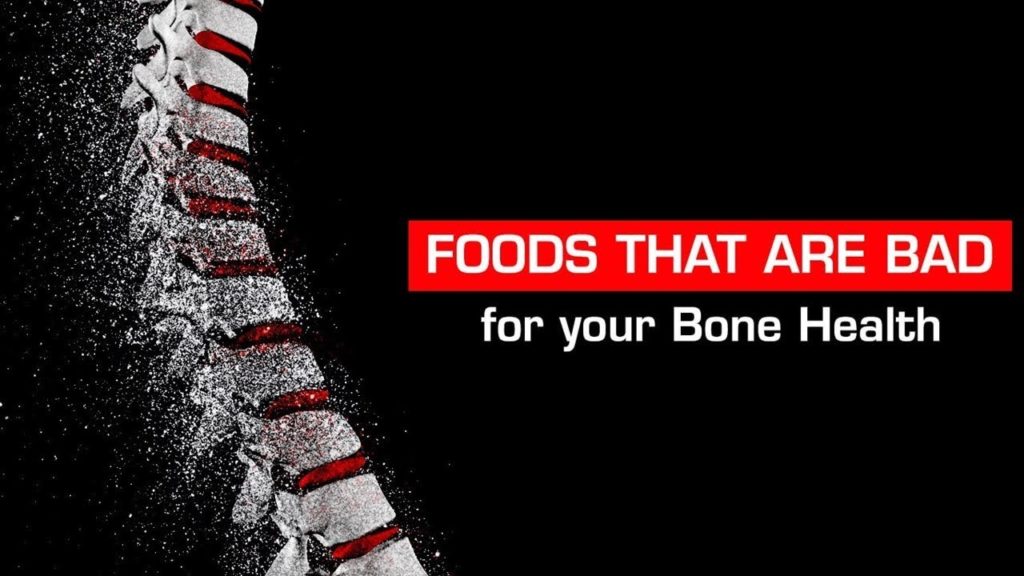 5 Foods that will damage your Bones and cause Bone Loss in the long term