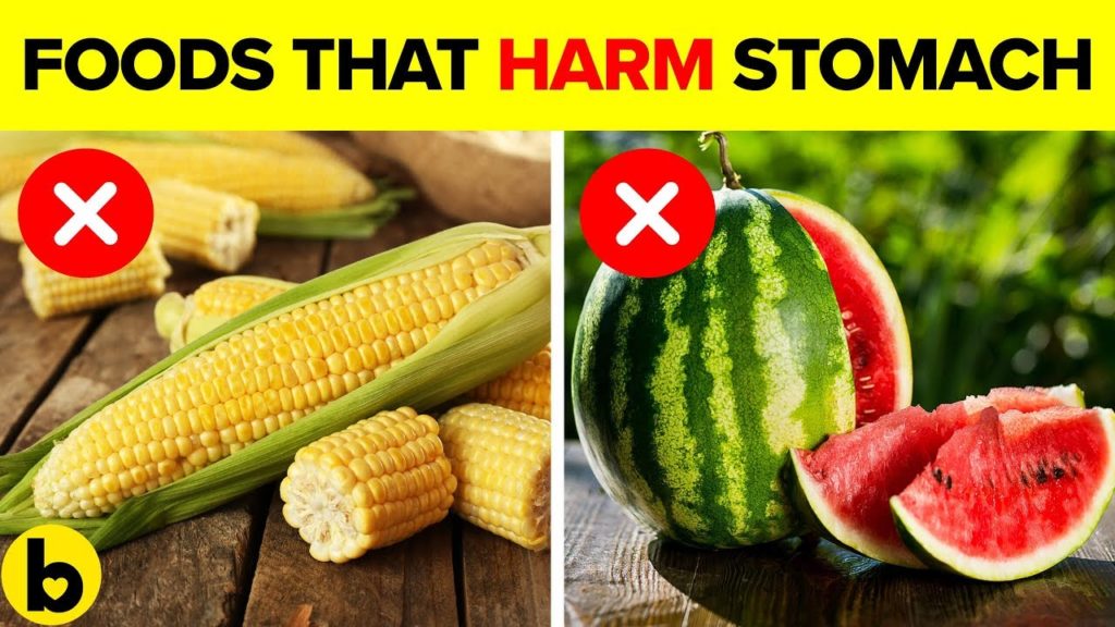 8 Foods that can Destroy your Stomach and Gut